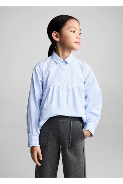 Cotton linen jersey pants - MANGO KIDS