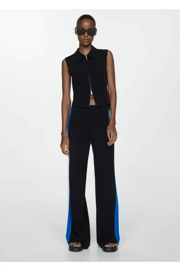 Cotton Linen Knit Trousers - 2