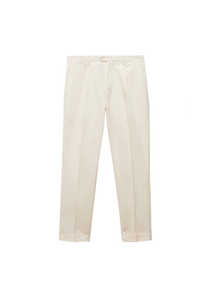 Cotton linen pleated pants - 10