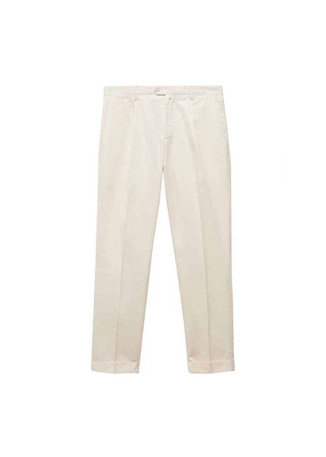 Cotton linen pleated pants - 10