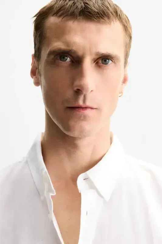 COTTON LINEN SHIRT - White - 7