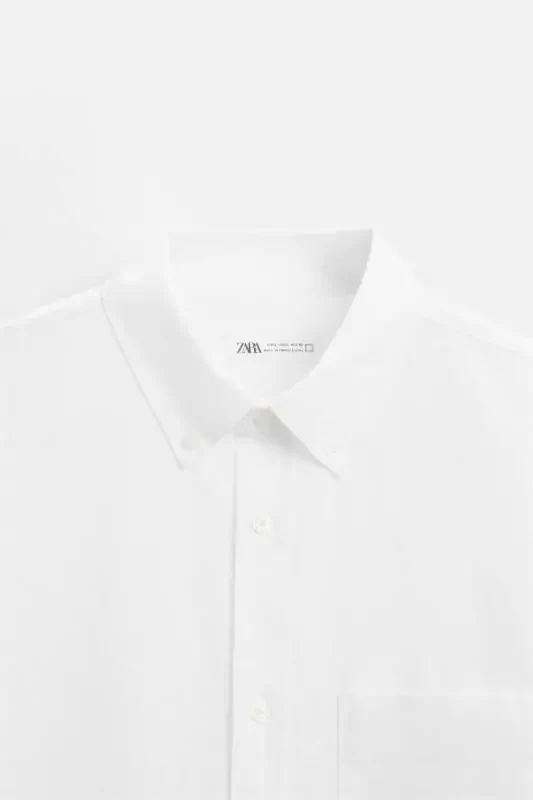 COTTON LINEN SHIRT - White - 10