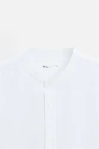 COTTON LINEN SHIRT-White - 8