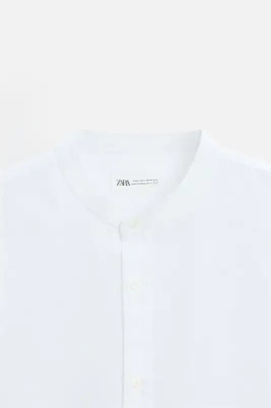 COTTON LINEN SHIRT-White - 8