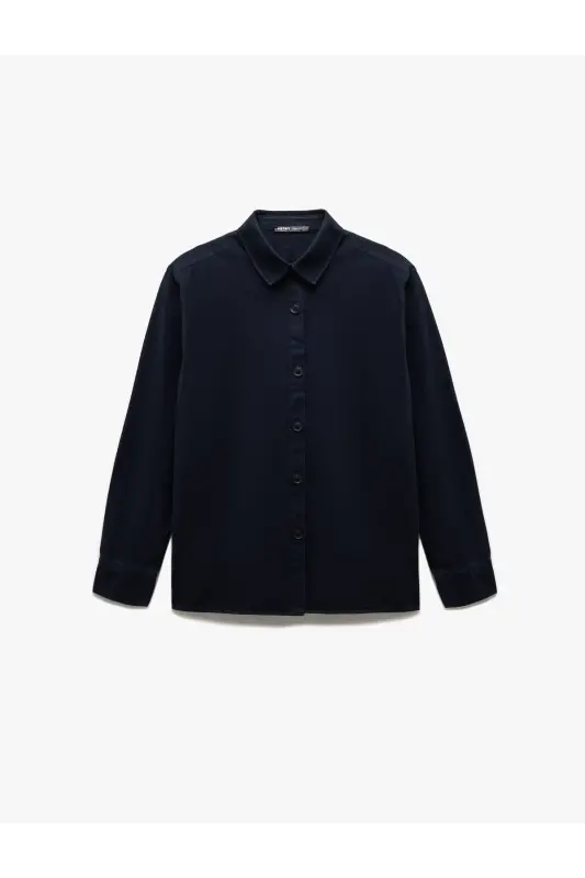 Cotton Long Sleeve Regular Fit Classic Collar Buttoned - 3