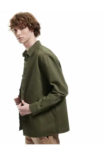 Cotton Long Sleeve Regular Fit Classic Collar Buttoned 