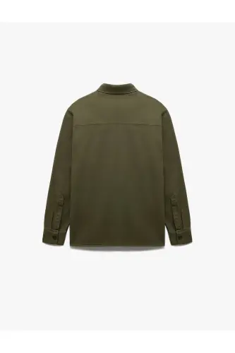 Cotton Long Sleeve Regular Fit Classic Collar Buttoned - 4