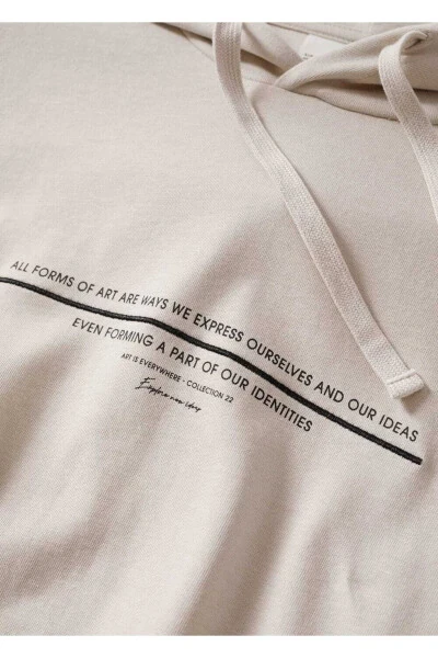 Cotton Message Sweatshirt - 7