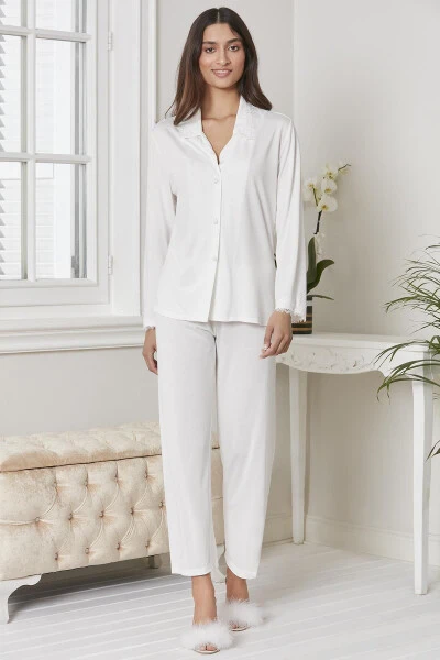 Cotton Nightgown Robe Pajama Set Shorts Set 6-Piece Bridal Trousseau Set - 5965 - 6