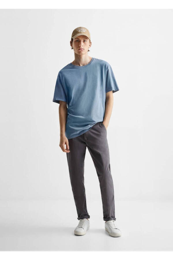 Cotton Oversized Casual T-shirt - 2