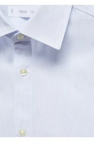 Cotton Oxford shirt - Sky Blue - 5