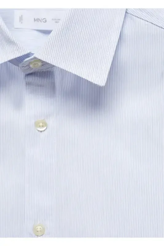 Cotton Oxford shirt - Sky Blue - 5