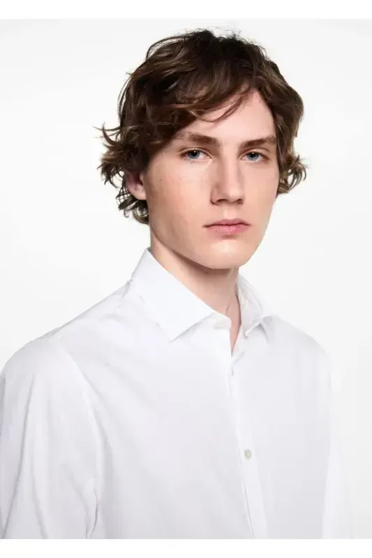 Cotton Oxford shirt - White - 6