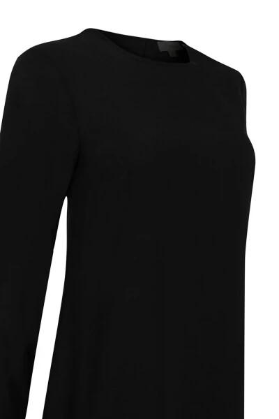 Cotton Petticoat Tunic-Black - AKER (1)