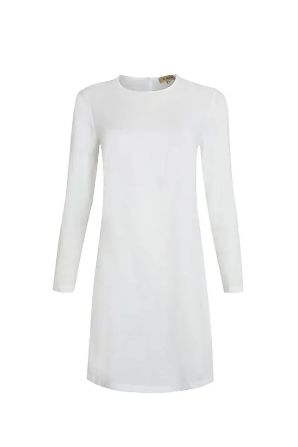 Cotton Petticoat Tunic-White - 1