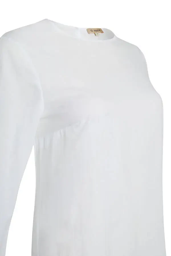 Cotton Petticoat Tunic-White - 2