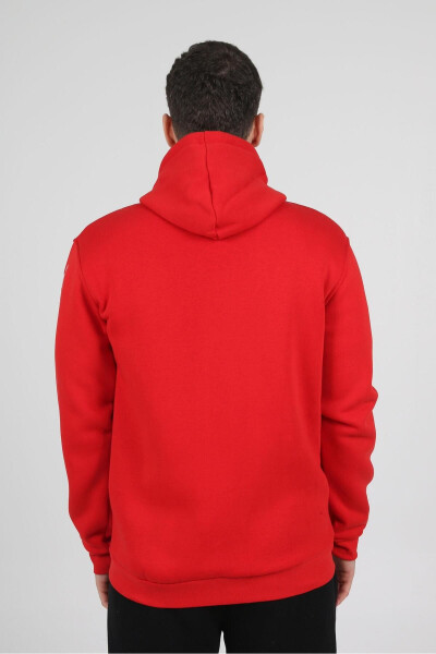 Cotton red sweatshirt - 7