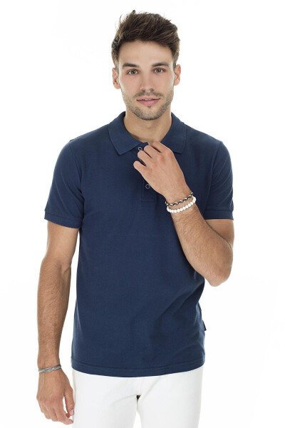 Cotton Regular Fit Buttoned Polo T Shirt 4362050 - 11