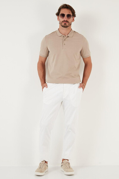 Cotton Regular Fit Buttoned Polo T Shirt 4362050 - 9