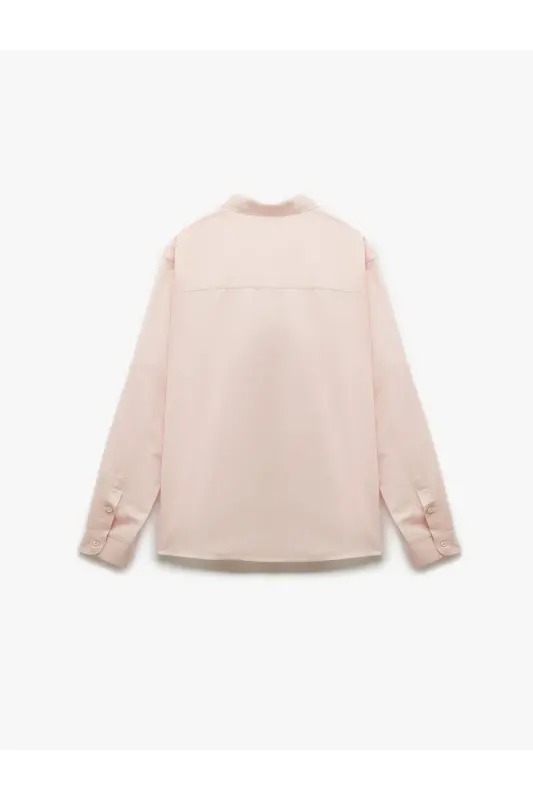 Cotton Regular Fit Classic Collar Long Sleeve Shirt - 4