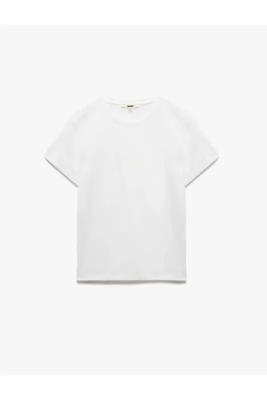 Cotton Regular Fit Short Sleeve Crew Neck Women - 3