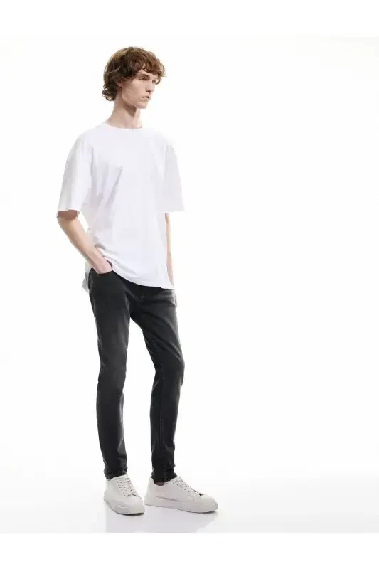 Cotton Regular Waist Skinny Fit Jean Pants - Mich - KOTON