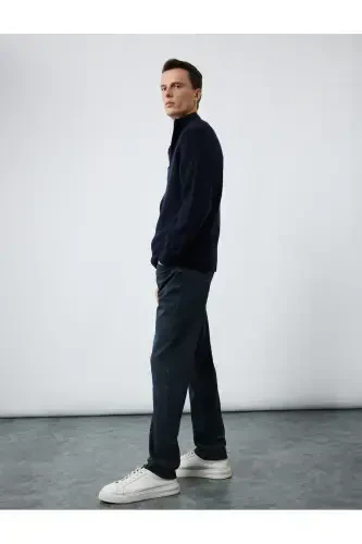 Cotton Regular Waist Slim Fit Jean Pants - Brad J - 2