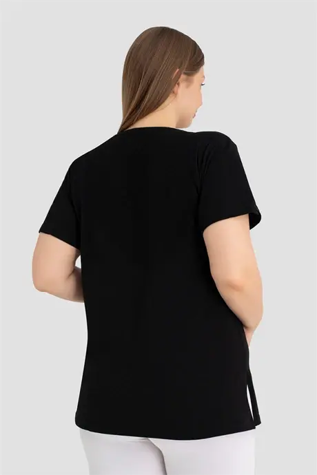 Cotton Short Sleeve Maternity T-Shirt 3-Pack – Soft and Comfortable Maternity Wear - 5