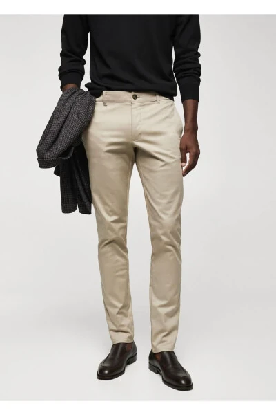 Cotton Skinny Chino Pant - 1
