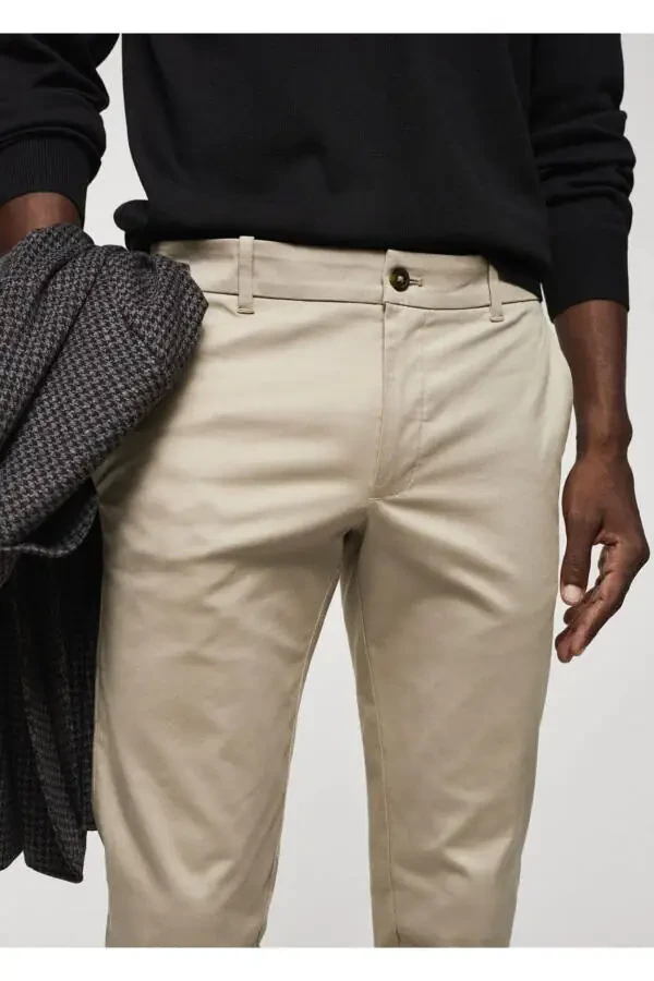 Cotton Skinny Chino Pant - 5