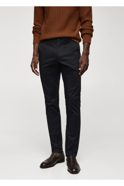 Cotton Skinny Chino Pants 