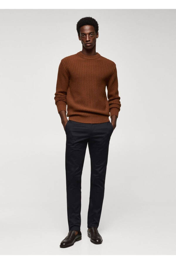 Cotton Skinny Chino Pants - 2