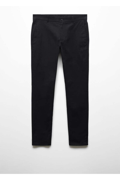 Cotton Skinny Chino Pants - 3
