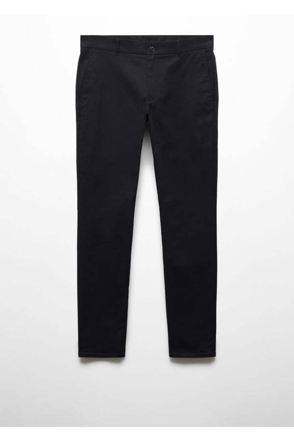 Cotton Skinny Chino Pants - 3