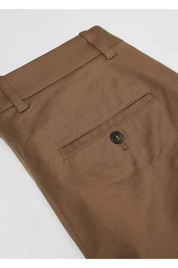 Cotton Skinny Chino Pants - 7