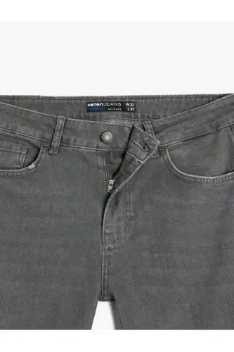 Cotton Skinny Fit Jean Pants - Michael Jean - 7