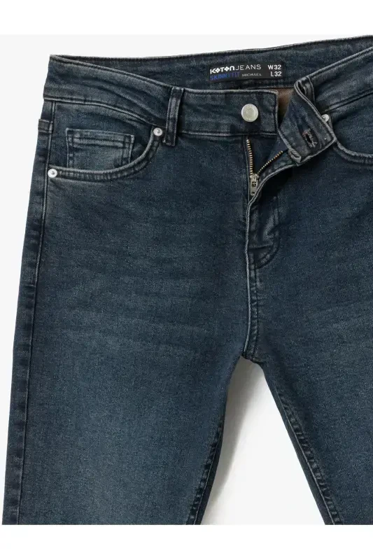 Cotton Skinny Fit Jean Pants - Michael Jean - 6