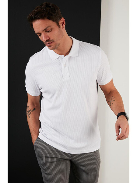 Cotton Slim Fit Buttoned Polo T-Shirt 5902281 - 9