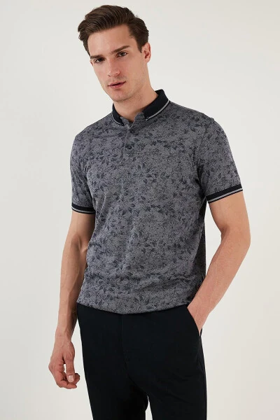 Cotton Slim Fit Buttoned Polo T Shirt 646B3300 - 14