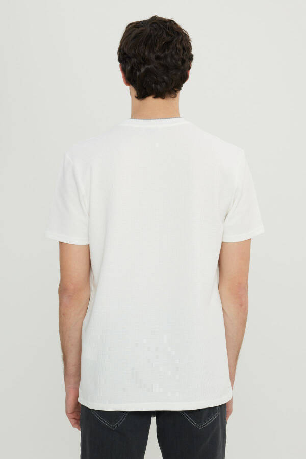 Cotton Slim Fit Narrow Cut Polo Collar Jacquard Stretch - 5
