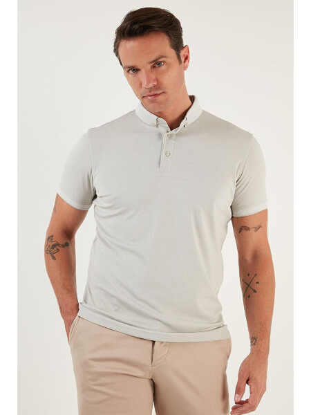 Cotton Slim Fit Polo T Shirt 646R1000 - 8