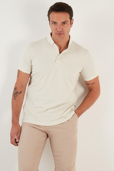 Cotton Slim Fit Polo T Shirt 646R1000 - 21