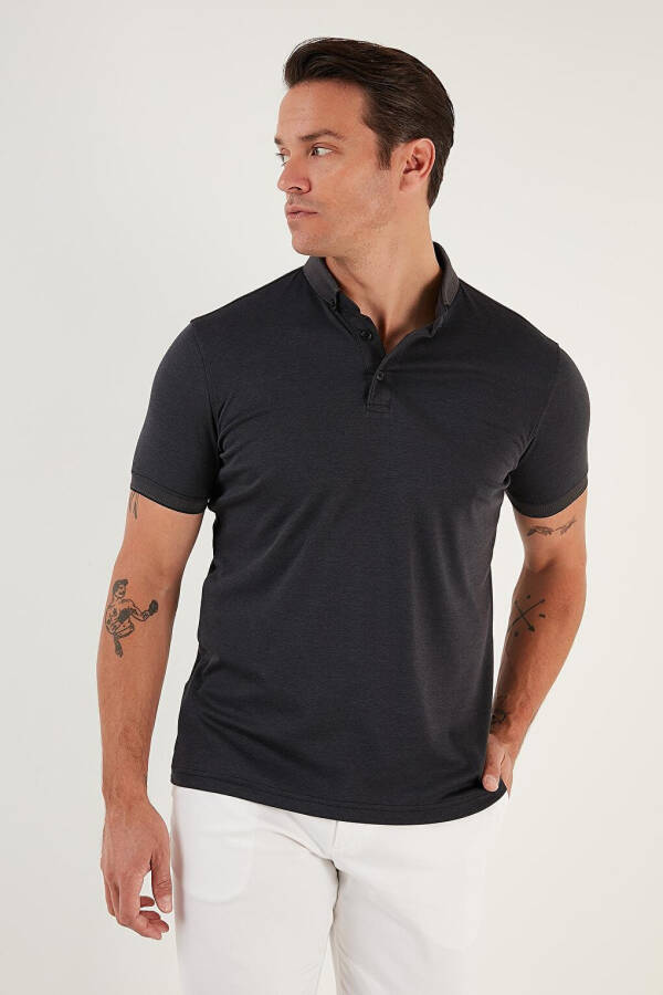 Cotton Slim Fit Polo T-Shirt 646R1000 - 12