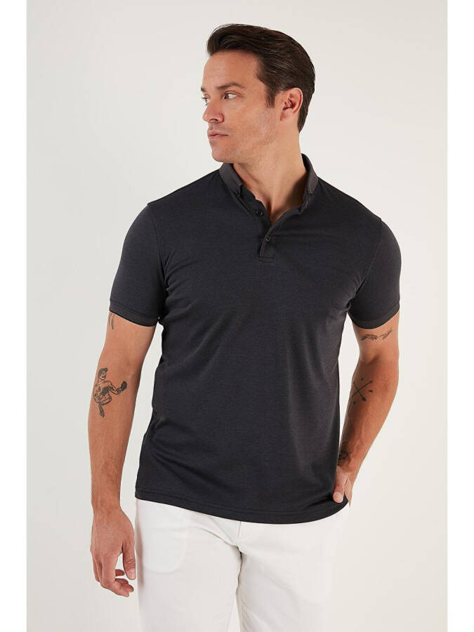 Cotton Slim Fit Polo T-Shirt 646R1000 - 7