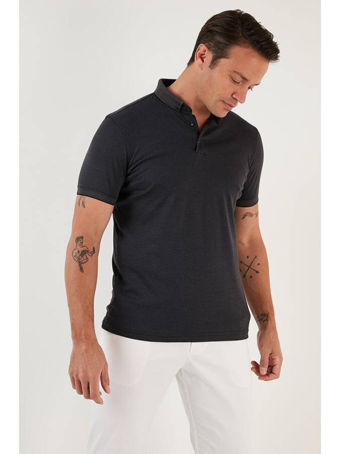 Cotton Slim Fit Polo T-Shirt 646R1000 - 9