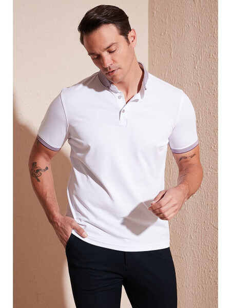 Cotton Slim Fit Polo T-Shirt 646R4560 - 6