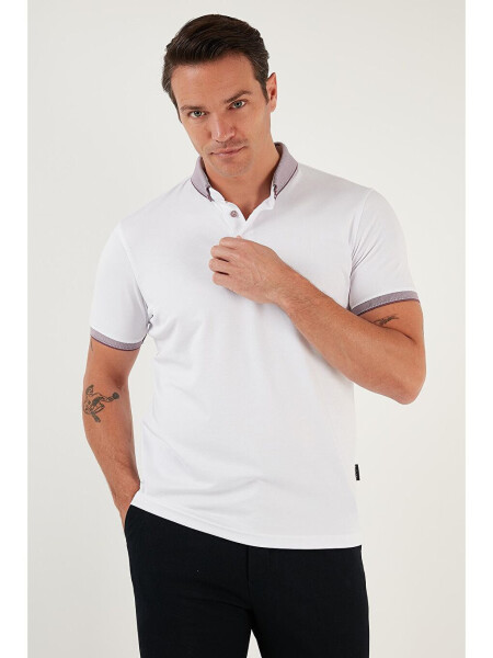 Cotton Slim Fit Polo T-Shirt 646R4560 - 8