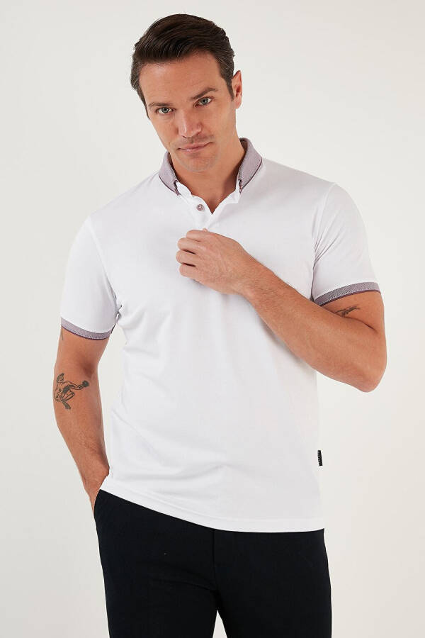 Cotton Slim Fit Polo T-Shirt 646R4560 - 13