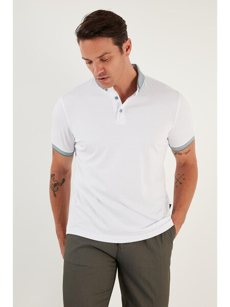 Cotton Slim Fit Polo T Shirt 646R4560 - 7