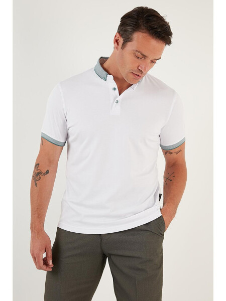 Cotton Slim Fit Polo T Shirt 646R4560 - 9